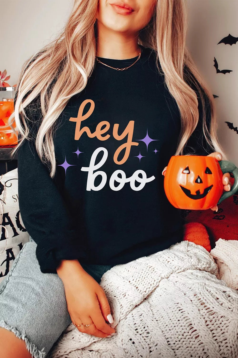Modern Finesse Hey Boo Sweatshirt product image