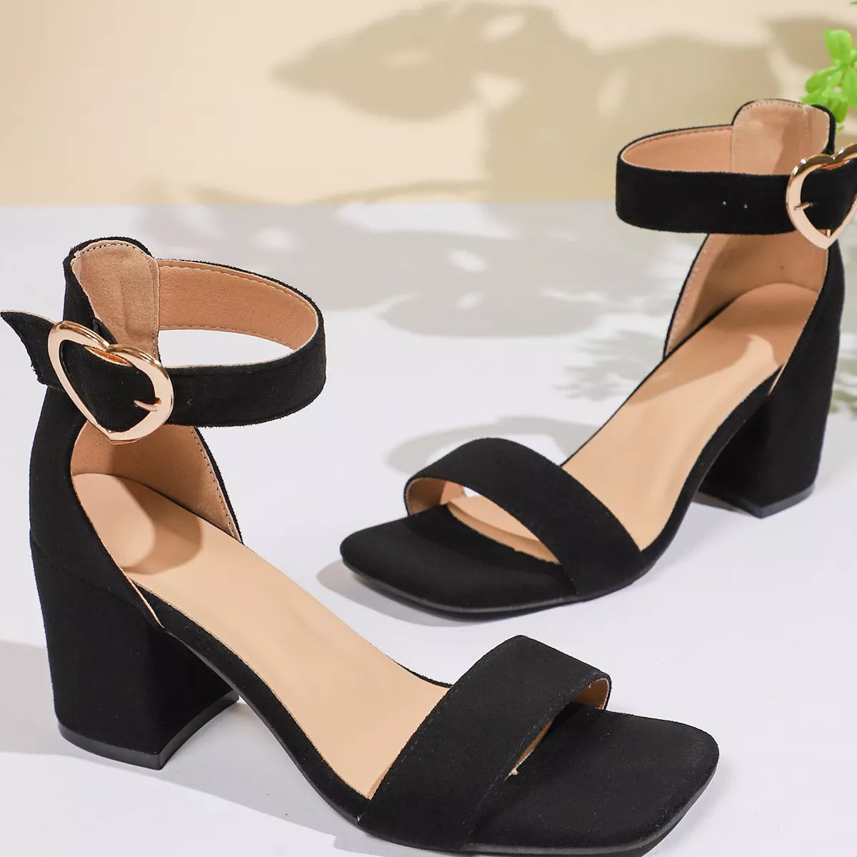 Modern Finesse Mira Open-Toe Block-Heel Sandals