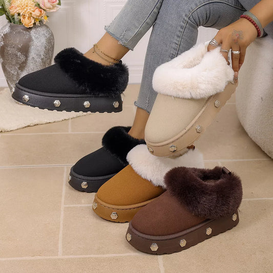 Modern Finesse Vale Round-Toe Platform Boots