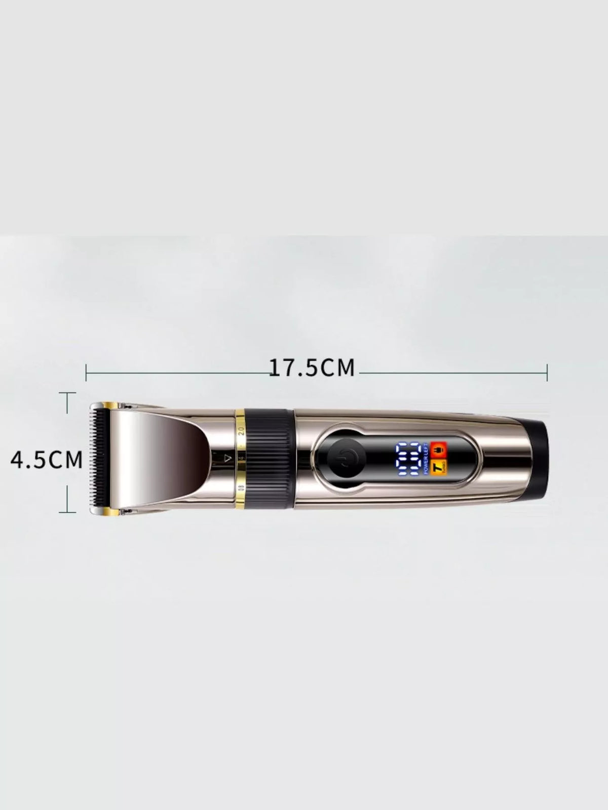 HOF Marlowe Waterproof Hair Clipper with LED Display