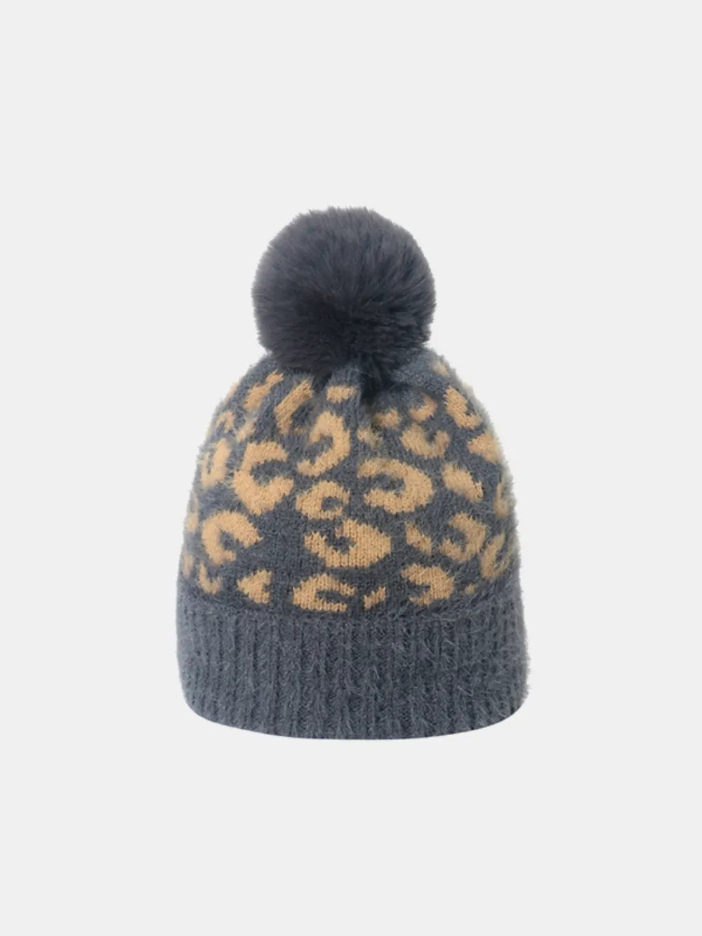 Modern Finesse Marlowe Leopard Hat with Pompom