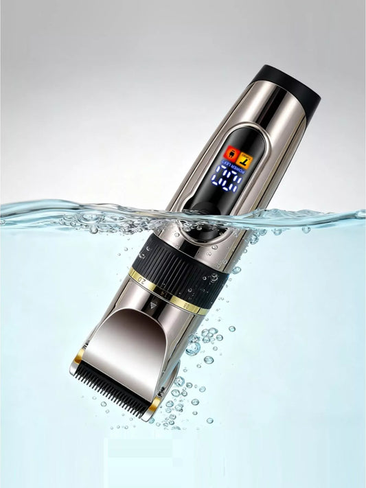 HOF Marlowe Waterproof Hair Clipper with LED Display