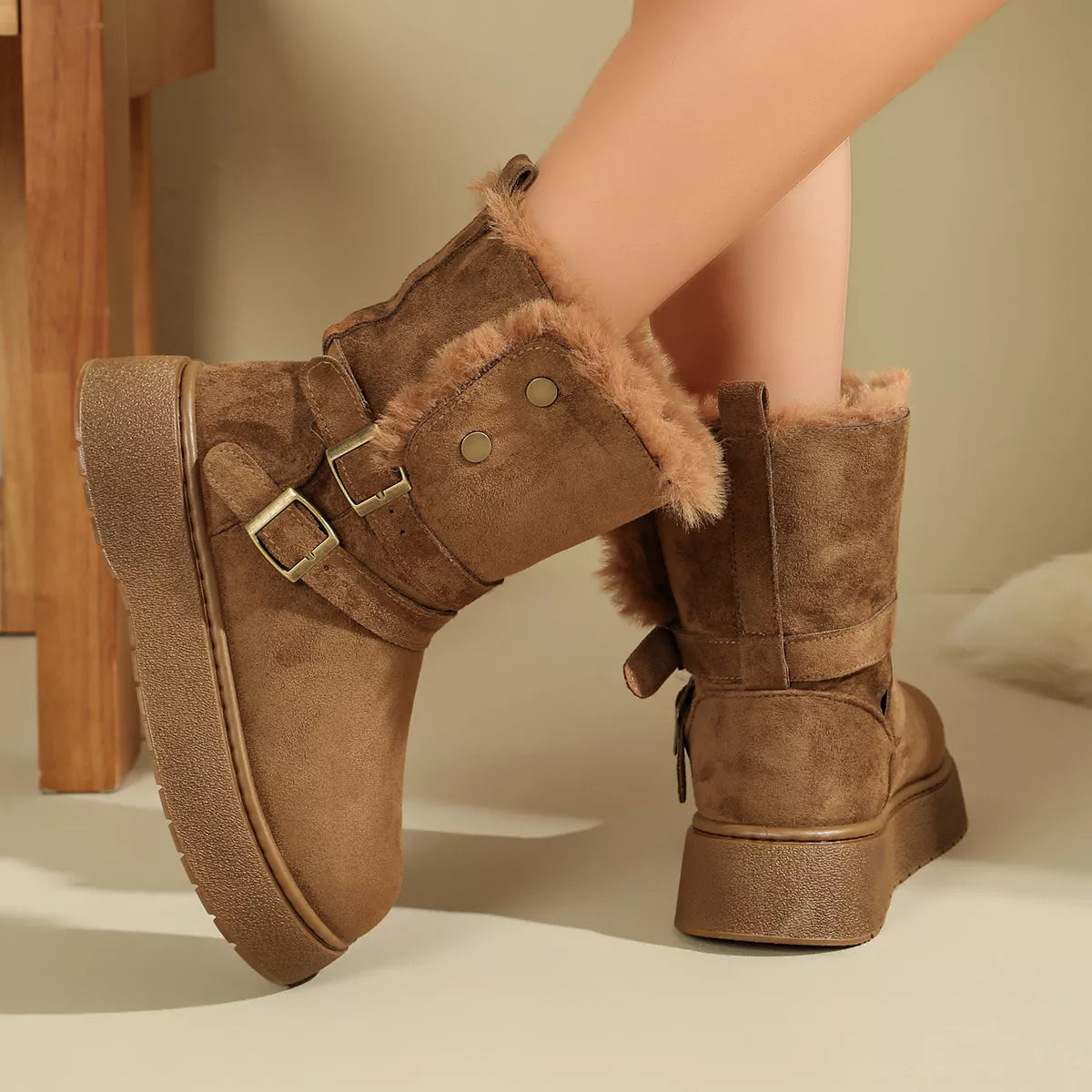 Modern Finesse Sienna Round-Toe Flats Boots
