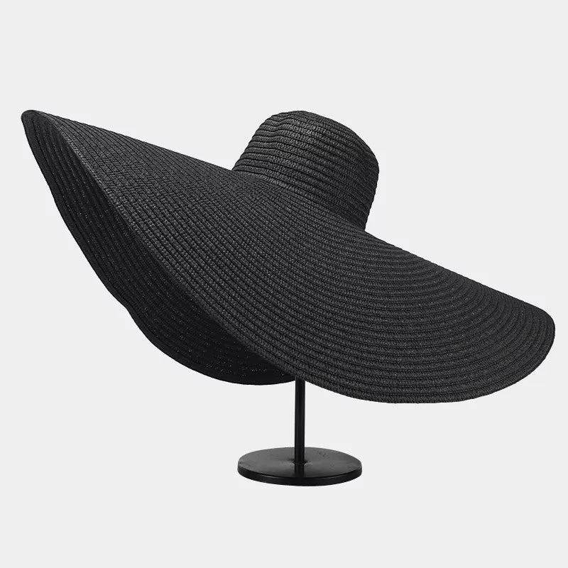 Modern Finesse Noelle Oversized Wide Brim Straw Sun Hat