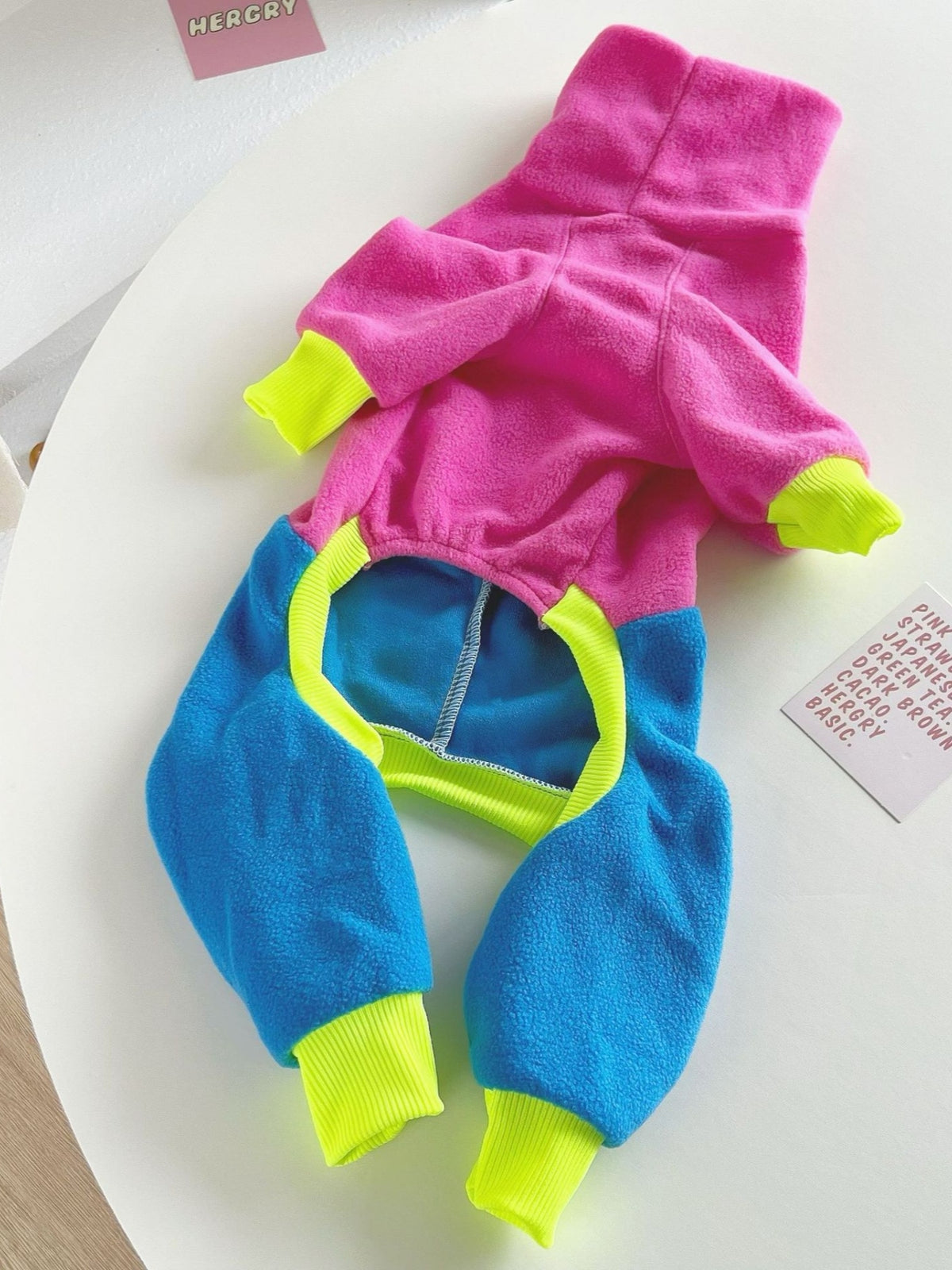 HOF Reverie Color Block Turtleneck Pet Jumpsuits — Extended Sizes