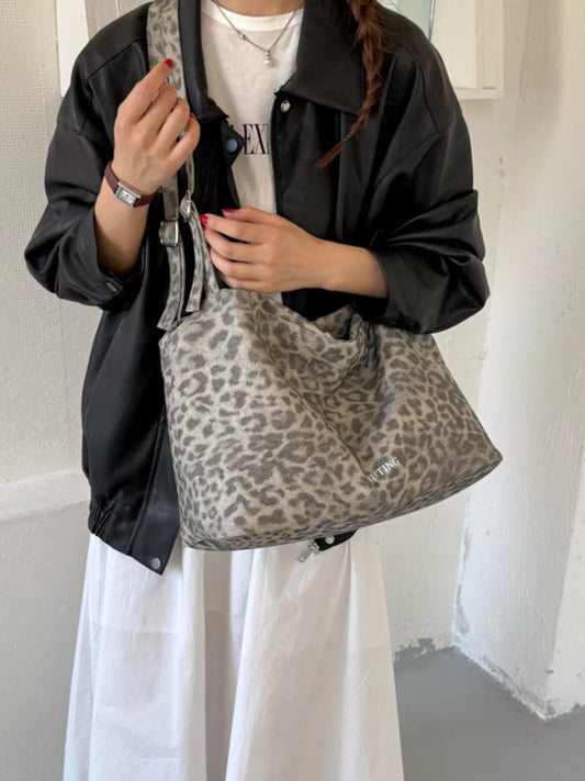 Modern Finesse Wildline Leopard Print Shoulder Bag