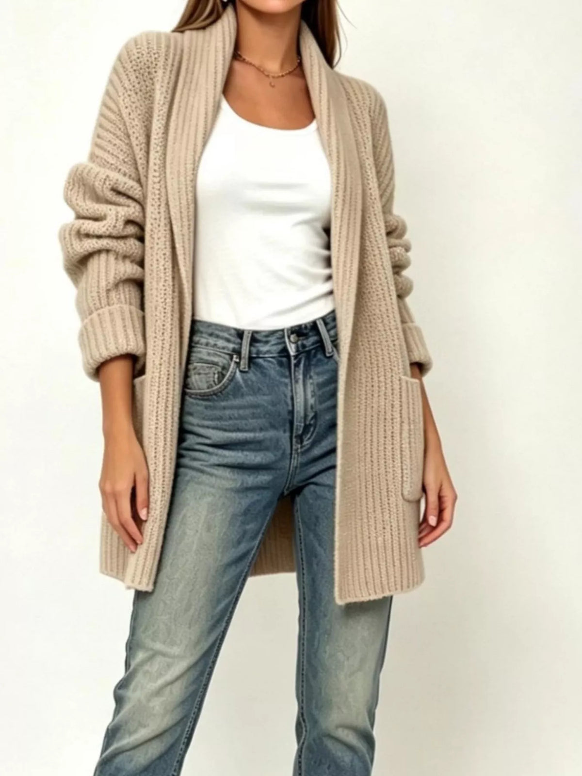 Modern Finesse Gallery Pocket Cardigan
