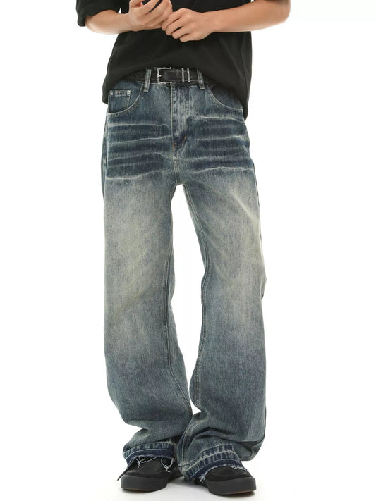 Modern Finesse Dorian Men's Loose Fit Vintage Wash Jeans