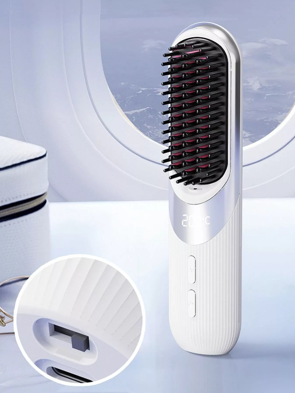 HOF Marlowe Portable Heated Straightening Comb