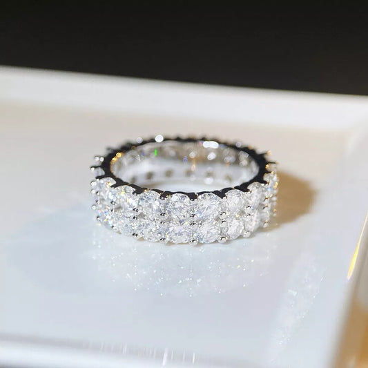 House Of Finesse Radiance Sterling Moissanite Ring