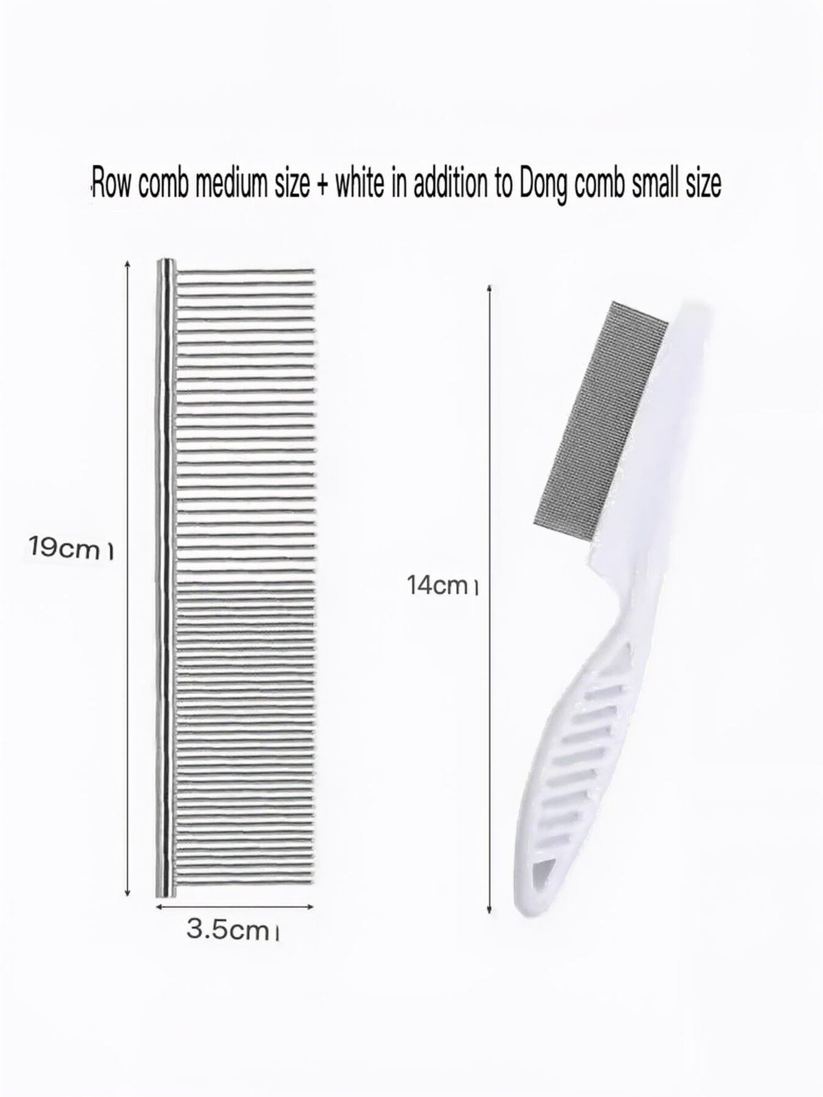 HOF Sienna Stainless Steel Pet Grooming Comb for Hair Removal
