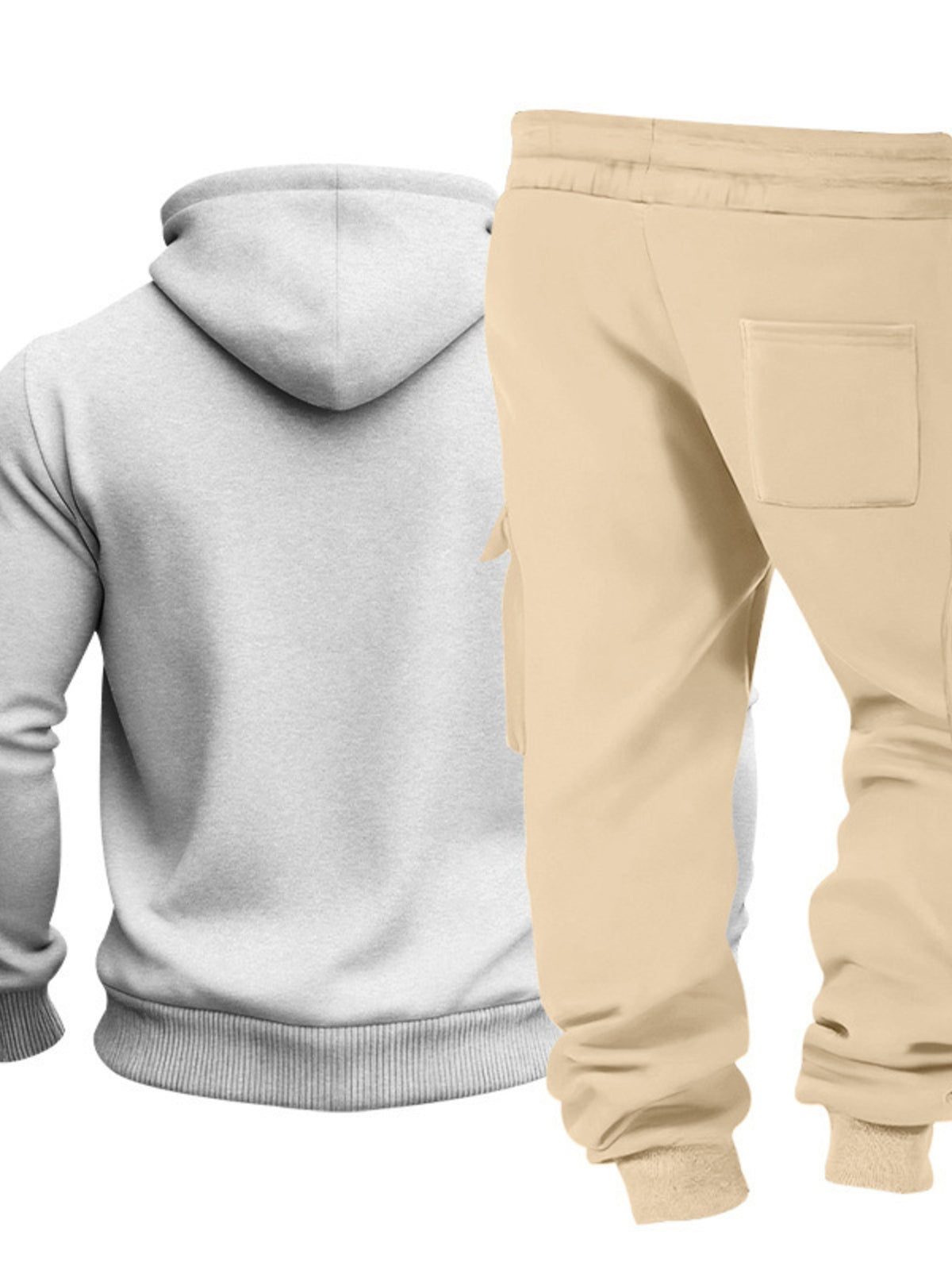 Modern Finesse Rest Mode Hoodie & Sweatpants Set - Men's Plus Size