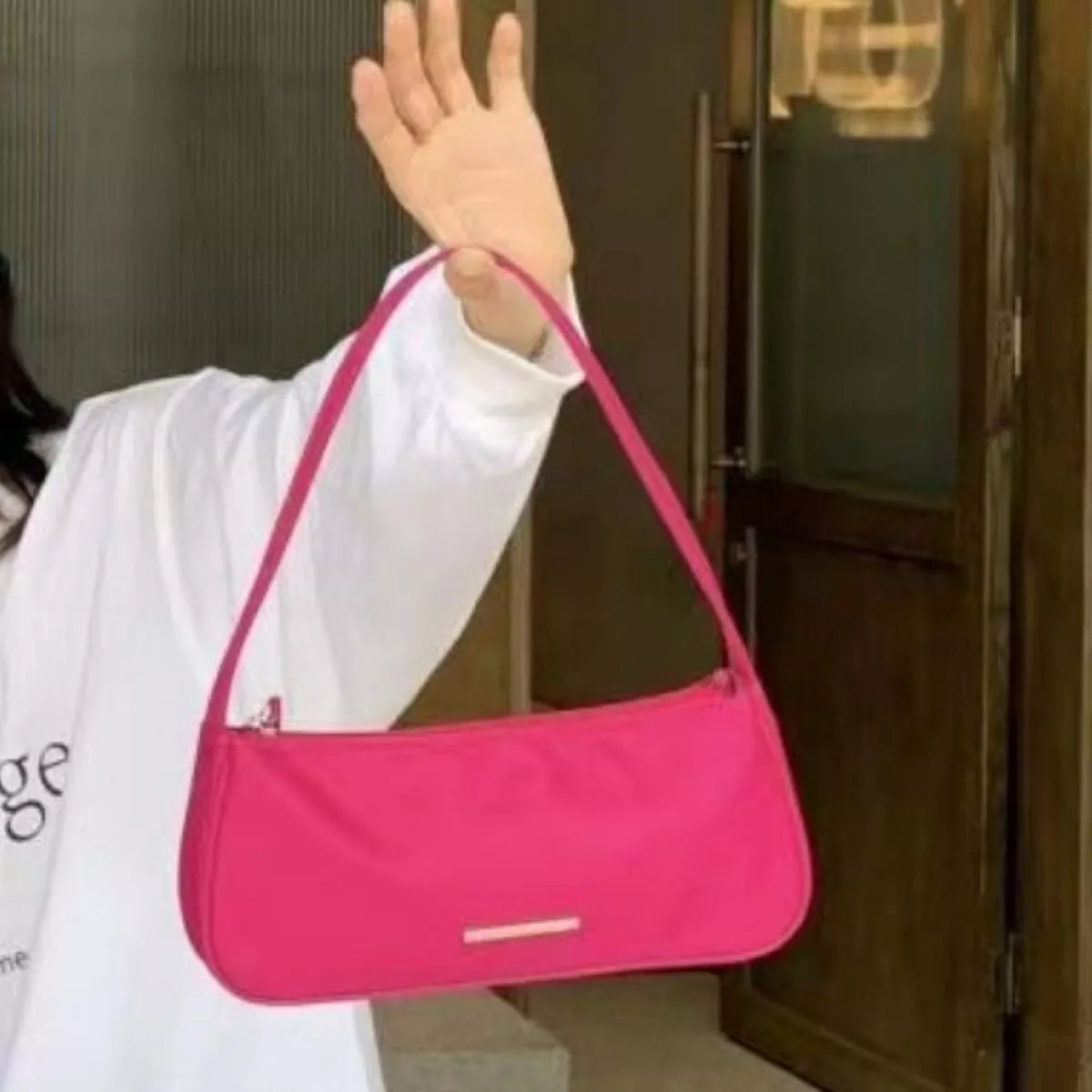 Modern Finesse Marlowe Solid Color Shoulder Bag
