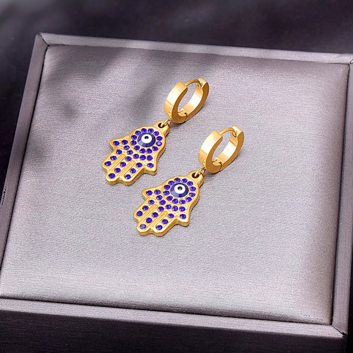 HOF Vale 18K Gold-Plated Hand Charm Jewelry Set