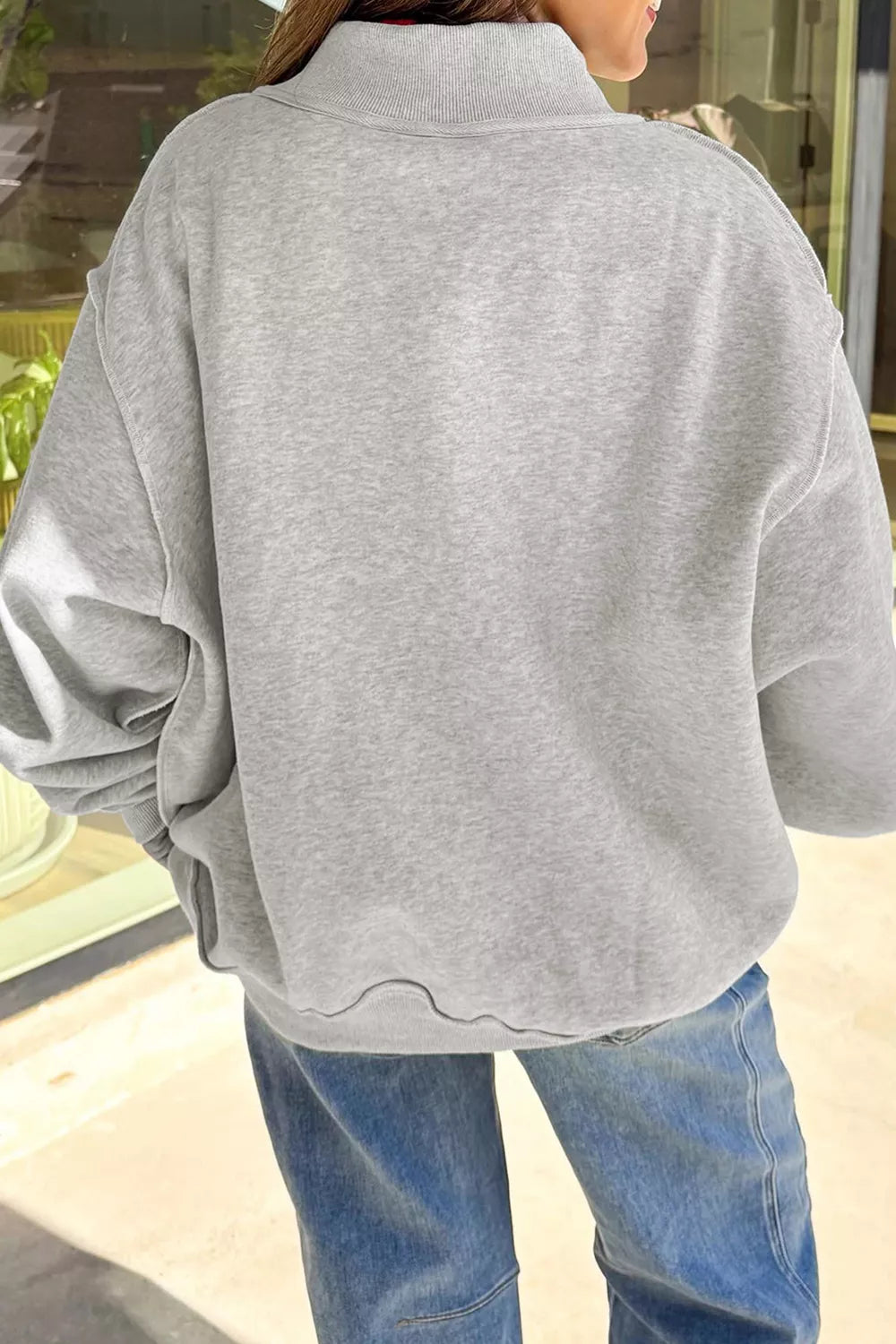 Modern Finesse Reversible Halloween Mock-Neck Tunic Sweatshirt product image