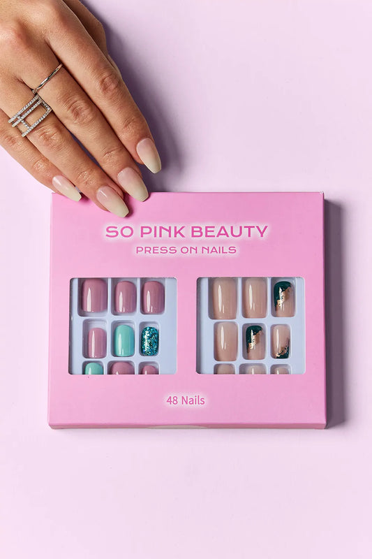 SO PINK BEAUTY Sienna Press On Nails 2 Packs