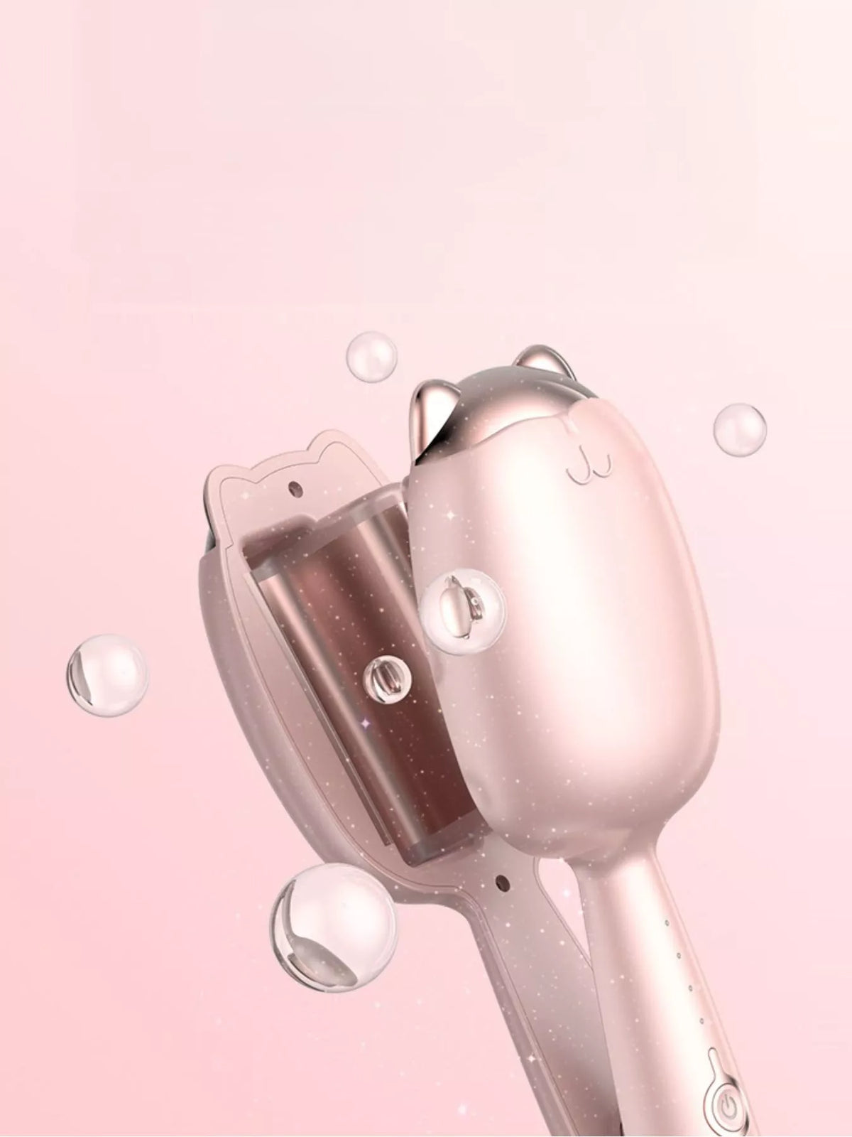 HOF Solace Cat Shaped Heated Curling Iron