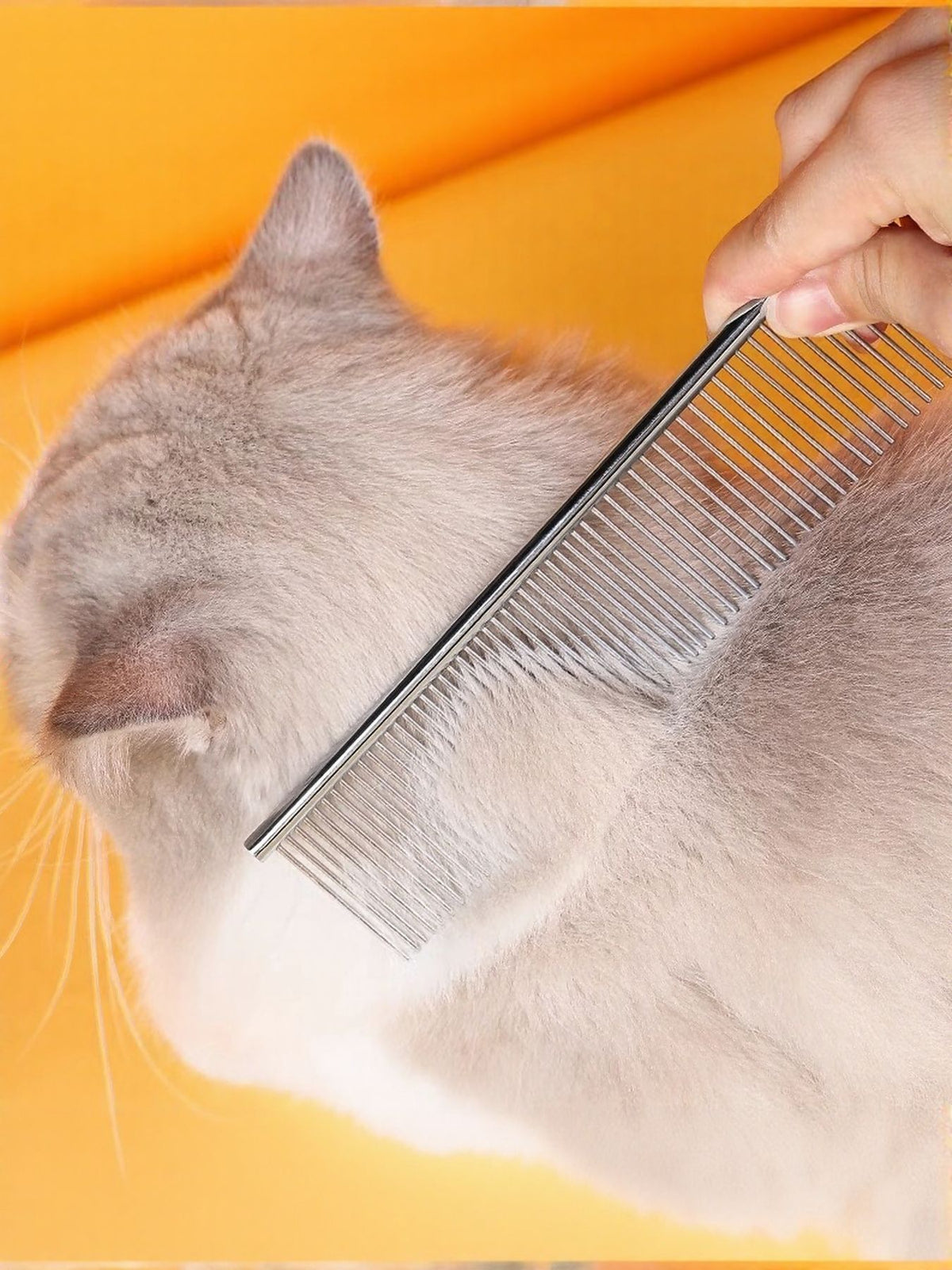 HOF Sienna Stainless Steel Pet Grooming Comb for Hair Removal
