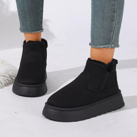 Modern Finesse Solace Round-Toe Platform Boots