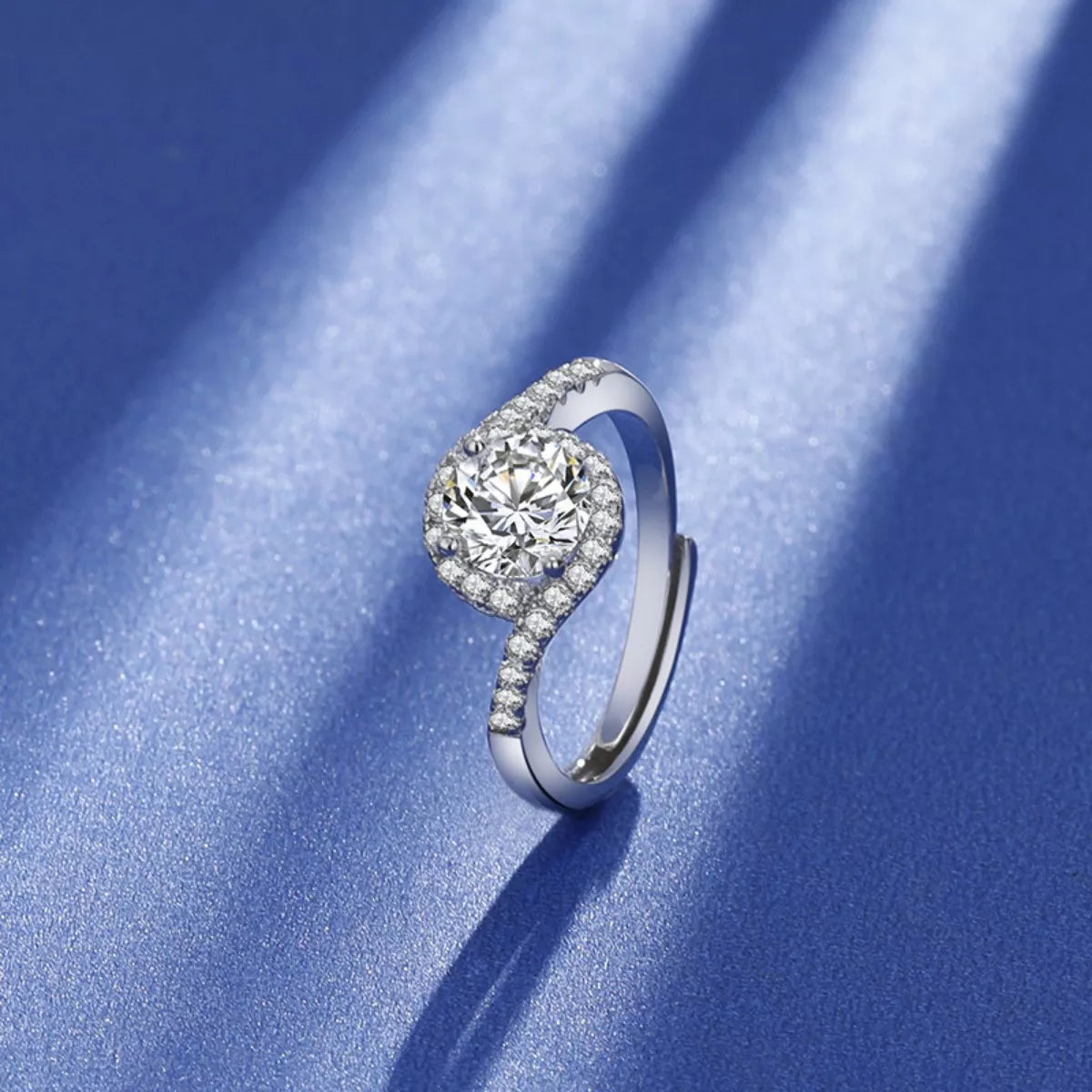 HOF Eden 1 Carat 925 Sterling Silver Moissanite Ring