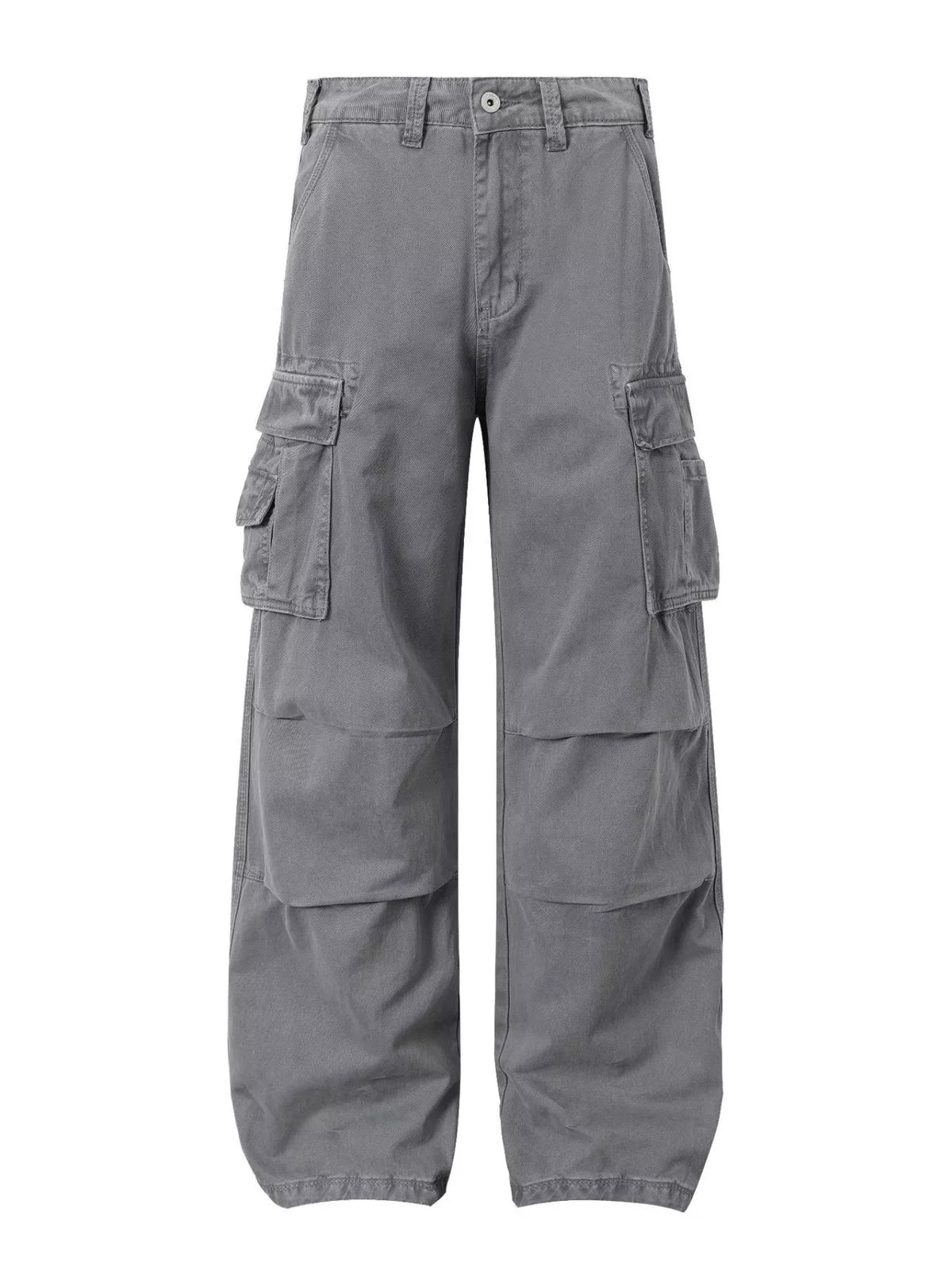 Modern Finesse Ridge Men's Vintage Washed Loose-Fit Multi-Pocket Cargo Pants